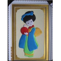 上等立體粘貼畫布娃娃系列，信譽好的立體粘貼畫由匯然貿(mào)易提供