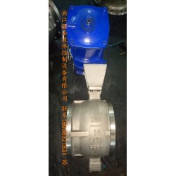 對(duì)夾式V型球閥