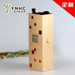 廠家定做高檔紅酒禮品盒 折疊包裝盒 、精裱工業(yè)板禮盒專業(yè)定制