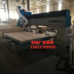 木工數(shù)控縱橫鋸邊機，全自動往復式鋸邊機，數(shù)控電子鋸邊機